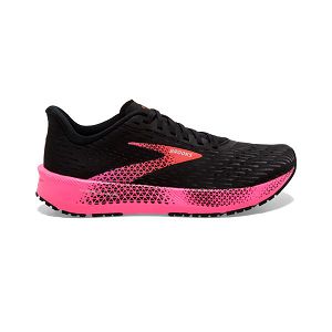 Brooks Hyperion Tempo Road Running Shoes - Womens, Black/Pink | IE-YTE584276